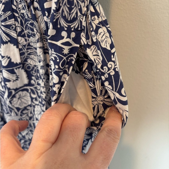 J. Crew Crewcuts Blue and White Sleeveless Sundress - 14 - Picture 5 of 7